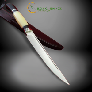 ФАЙНИЙ ексклюзивний ніж ручної роботи майстра студії RUSLAN KNIVES, купити замовити в Україні (Сталь N690™ 60 HRC)